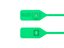 Picture of 13 Inch Standard Green Tear Away Plastic Seal with Steel Locking Piece - 100 Pack