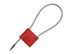 Picture of Security Tie - 12 Inch Blank Red Pull Tight Galvanized Steel Cable Seal with 5mm wire - 50 Pack - 0 of 2