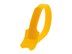 Picture of 12 Inch Yellow Hook and Loop Tie Wrap - 50 Pack - 0 of 4