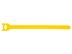 Picture of 8 Inch Yellow Hook and Loop Tie Wrap - 50 Pack - 1 of 4