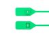 Picture of 13 Inch Standard Blank Green Tear Away Plastic Seal with Steel Locking Piece - 100 Pack - 0 of 4