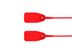 Picture of 12 1/2 Inch Blank Standard Red Pull Tight Plastic Seal with Steel Locking Piece - 100 Pack - 0 of 4
