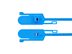 Picture of 15 Inch Blank Tamper Evident Tear Away Blue Plastic Seal - 100 Pack - 0 of 4