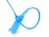 Picture of 15 Inch Blank Tamper Evident Tear Away Blue Plastic Seal - 100 Pack - 1 of 4
