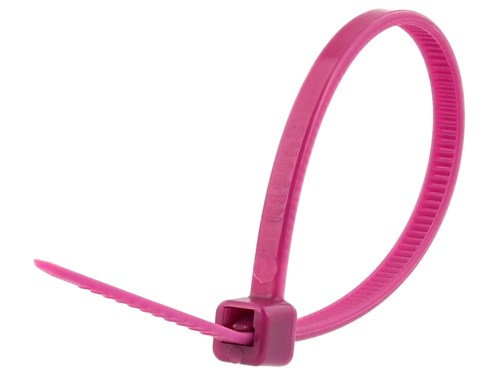 4 Inch Purple Miniature Cable Tie - 500 Pack