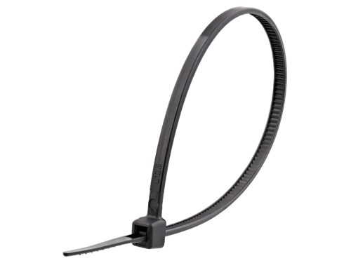 6 Inch Black UV Miniature Cable Tie - 1000 Pack
