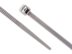 Picture of 6 Inch Gray Miniature Cable Tie - 100 Pack - 1 of 5