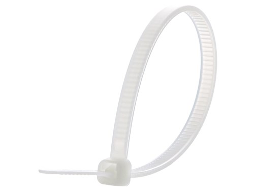 6 Inch Natural Intermediate Cable Tie - 1000 Pack