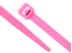 Picture of 8 Inch Fluorescent Pink Standard Nylon Cable Tie - 100 Pack - 1 of 4