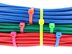 Picture of 8 Inch Fluorescent Pink Standard Nylon Cable Tie - 100 Pack - 3 of 4