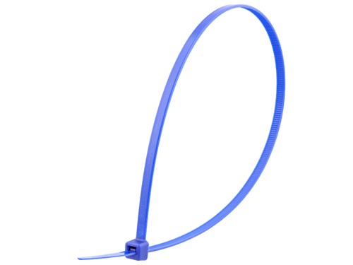 14 Inch Blue Standard Cable Tie - 100 Pack