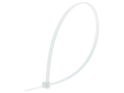 14 Inch Natural Standard Nylon Cable Tie - 100 Pack