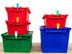 13 Inch Standard Unlabeled Green Tear Away Plastic Seal Securing Boxes - 3 of 4