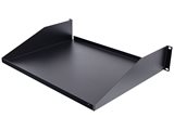 2U non-vented rack mount shelf 14 inches deep single sided