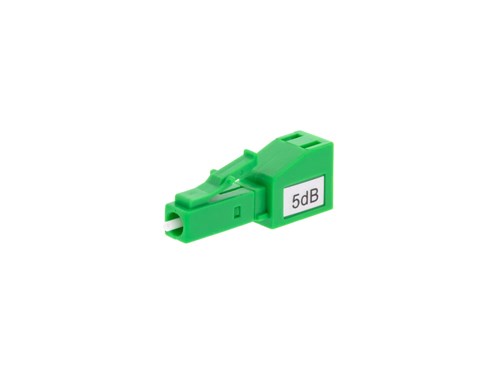 Fiber Optic Attenuator, Fixed - LC/APC 5dB