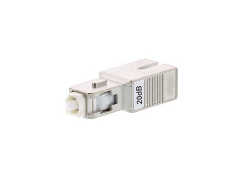 Fiber Optic Attenuator, Fixed - SC/APC 20dB