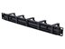 1U Cable Management Panel with Plastic Rings for network racks and cabinets - 1 of 10