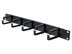 1U Cable Management Panel with Plastic Rings used to organize server and networking equipment - 3 of 10