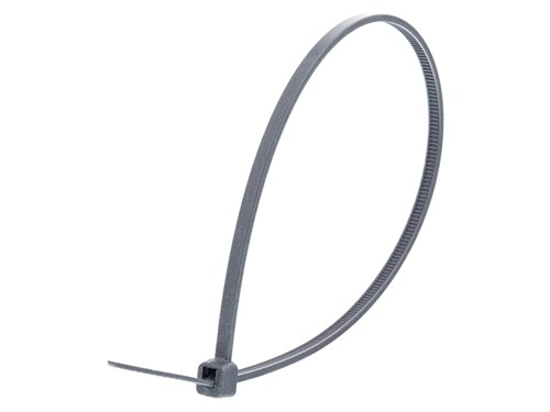 8 Inch Silver Miniature Cable Tie - 100 Pack