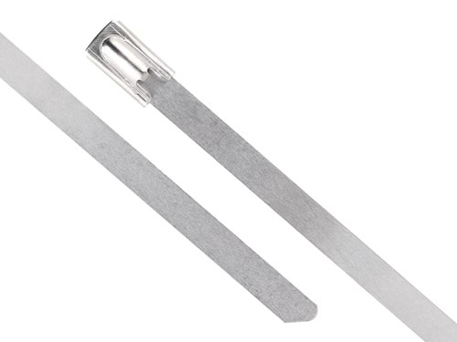 20 Inch Standard Stainless Steel Cable Tie - 100 Pack