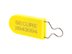 Yellow Plastic Padlock Security Seal with Metal Wire Locked and Secured - 1 of 4