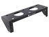 Rear view of 2U vertical wall mount rack bracket - 6 of 9