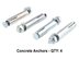 Concrete anchors included with 2U vertical wall mount bracket - 8 of 9