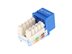 Picture of Cat 6 SpeedTerm Keystone Jack 90 Degree 110 UTP - Blue - 4 of 12