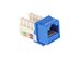 Picture of Cat 6 SpeedTerm Keystone Jack 90 Degree 110 UTP - Blue - 6 of 12