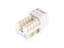 Picture of Cat 6 SpeedTerm Keystone Jack 90 Degree 110 UTP - White - 4 of 12