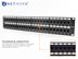 Picture of 96 Port Cat 6 Rack Mount Patch Panel - 4U, TAA Compliant, RoHS Compliant - 9 of 11