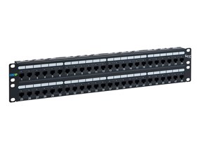  CAT6A UTP Patch Panel With 48 Ports And 2 RMS