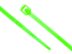 Picture of 8 Inch Fluorescent Green Miniature Cable Tie - 100 Pack - 1 of 5