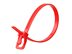 Picture of 8 Inch 50 Lbs Red Releasable/Reusable Cable Tie - 100 Pack - 0 of 7