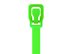 Picture of 14 Inch 120 Lbs Fluorescent Green Releasable/Reusable Cable Tie - 100 Pack - 1 of 4