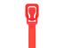 Picture of 14 Inch 120 Lbs Red Releasable/Reusable Cable Tie - 100 Pack - 1 of 4