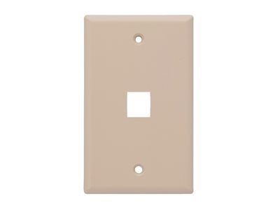 Picture of 1 Port Keystone Faceplate - Single Gang - Beige