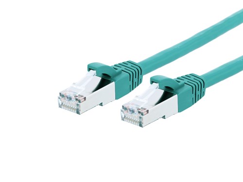 CAT8 Ethernet Patch Cable - 14 FT, Green, Booted