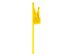 Picture of 6 Inch 50 Lbs Yellow Releasable/Reusable Cable Tie - 20 Pack - 2 of 7