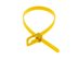 Picture of 12 Inch 50 Lbs Yellow Releasable/Reusable Cable Tie - 20 Pack - 4 of 7