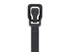 Picture of 32 Inch 175 Lbs Black Releasable/Reusable Cable Tie - 10 Pack