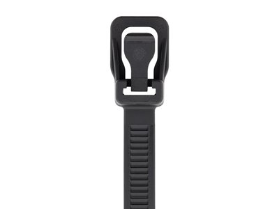 Picture of 36 Inch 175 Lbs Black Releasable/Reusable Cable Tie - 10 Pack