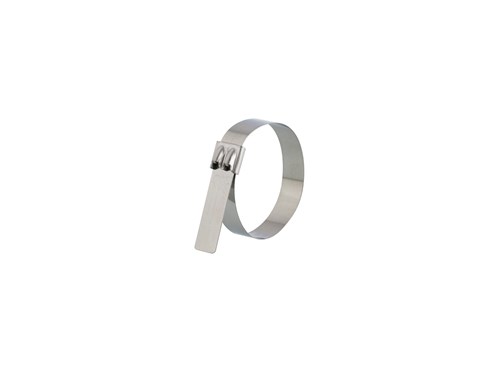 8 Inch Extra Wide 316 Stainless Steel Cable Tie - 100 Pack