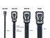 Picture of 6 Inch 18 Lbs Black Releasable/Reusable Cable Tie - 100 Pack - 3 of 6