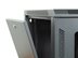 Wall-mount network cabinet with front door open showing interior rack space - 6 of 10