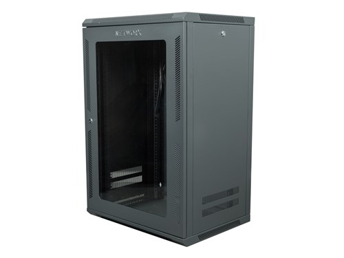18U Wall Mount Cabinet - 101 Series, 18 Inches Deep, Flat Packed