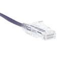 Picture of Cat 6 Mini Ethernet Patch Cable - 10 FT, Purple, Booted