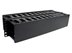 Picture of 19" Horizontal Finger Duct W/Cover, 140-190 Cables, 2U, Black - 1 of 3