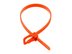 Picture of 16 Inch 50 Lbs Orange Releasable/Reusable Cable Tie - 100 Pack - 4 of 7