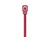 Picture of 8 Inch 50 Lbs Plenum Cranberry Releasable/Reusable Cable Tie - 20 Pack - 1 of 4